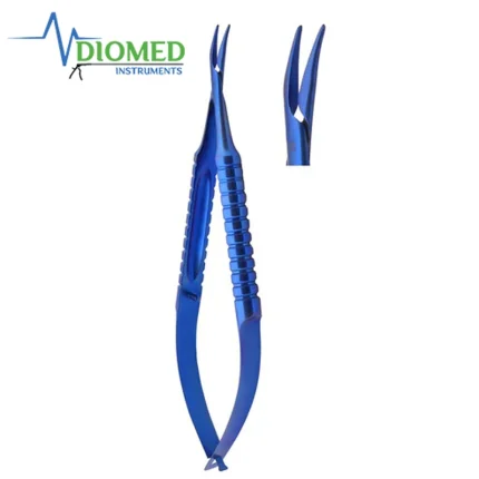 Titanium Micro Needle Holders Curved 14cm